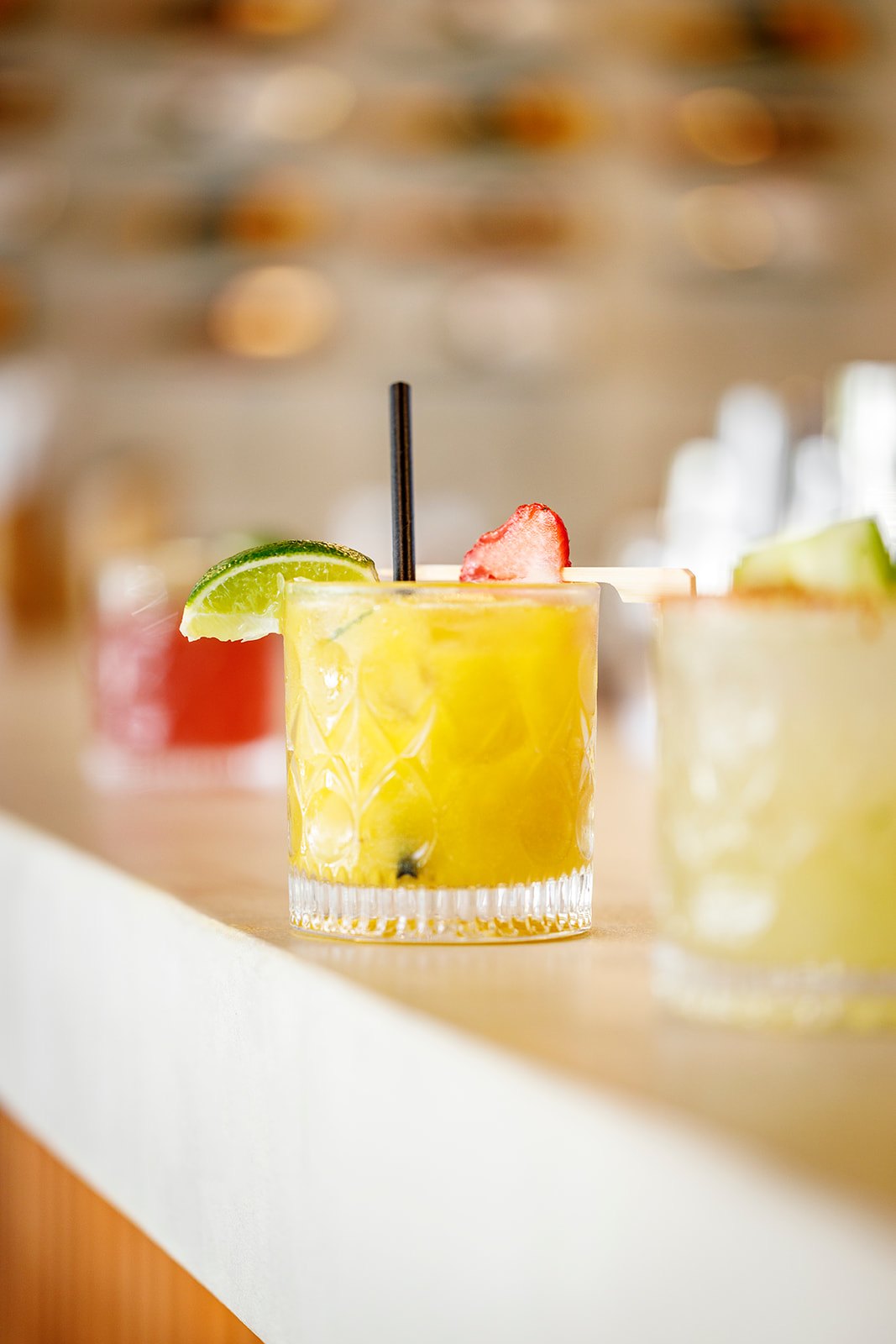 House cocktails at the bar.
